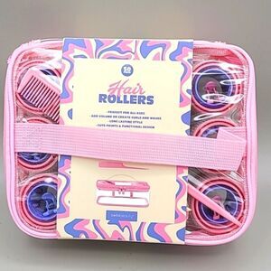 Bella Beauty 50 Piece Hair Rollers, Velcro Rollers for Volume,Curls,Waves, NWOT